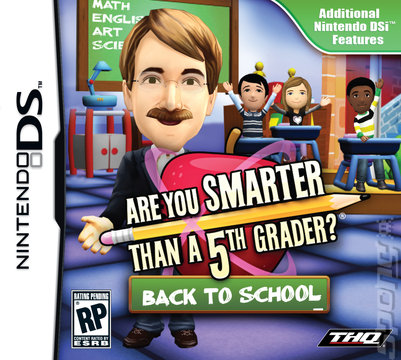 Are You Smarter Than A 5th Grader? Back to School - DS/DSi Cover & Box Art