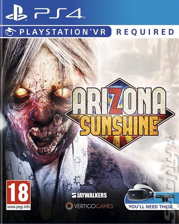 Arizona Sunshine - PS4 Cover & Box Art