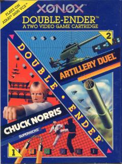 Artillery Duel / Chuck Norris Superkicks - Atari 2600/VCS Cover & Box Art