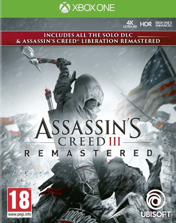 Assassin's Creed III Remastered - Xbox One Cover & Box Art