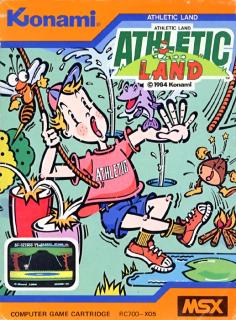 Athletic Land - MSX Cover & Box Art