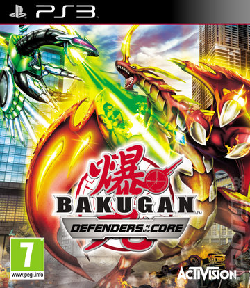 Bakugan Battle Brawlers: Defenders of the Core - PS3 Cover & Box Art