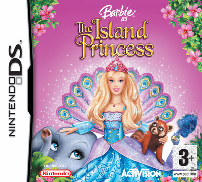 Barbie As The Island Princess - DS/DSi Cover & Box Art