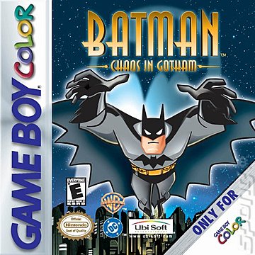 Batman: Chaos In Gotham - Game Boy Color Cover & Box Art