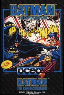 Batman The Caped Crusader - C64 Cover & Box Art