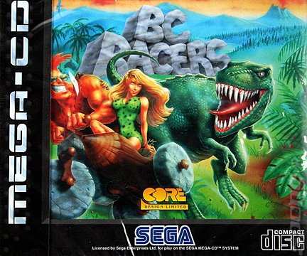 BC Racers - Sega MegaCD Cover & Box Art