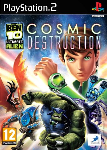 Ben 10 Ultimate Alien: Cosmic Destruction - PS2 Cover & Box Art