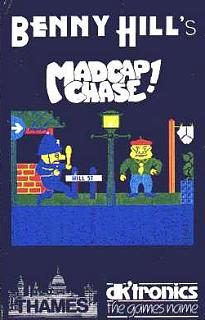 Benny Hill's Madcap Chase! - Spectrum 48K Cover & Box Art