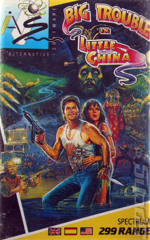 Big Trouble in Little China - Spectrum 48K Cover & Box Art