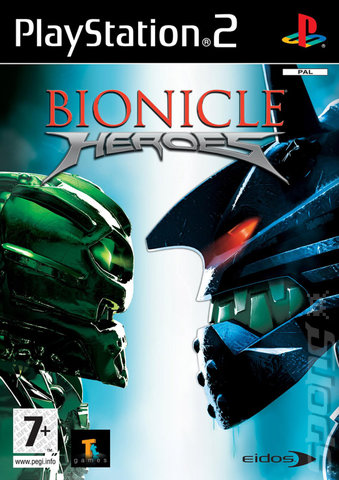 Bionicle Heroes - PS2 Cover & Box Art