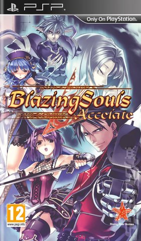 Blazing Souls Accelate - PSP Cover & Box Art