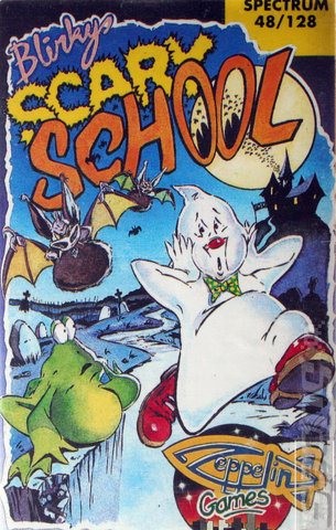 Blinky's Scary School - Spectrum 48K Cover & Box Art