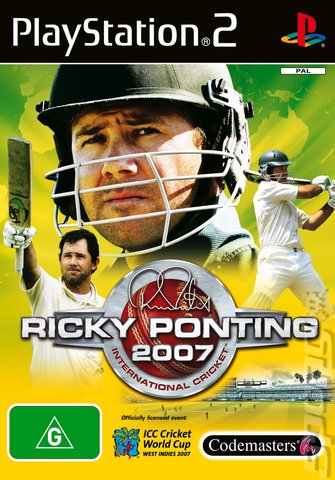 Brian Lara International Cricket 2007 - PS2 Cover & Box Art
