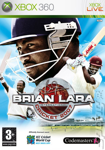Brian Lara International Cricket 2007 - Xbox 360 Cover & Box Art