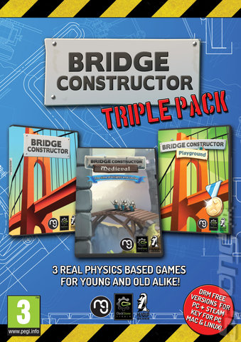 Bridge Constructor Triple Pack - PC Cover & Box Art