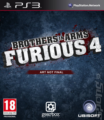 Brothers in Arms: Furious 4 - PS3 Cover & Box Art