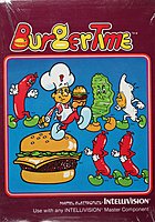 Burgertime - Intellivision Cover & Box Art