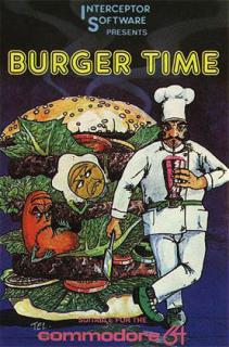 Burgertime - C64 Cover & Box Art
