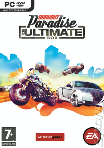 Burnout Paradise: The Ultimate Box - PC Cover & Box Art