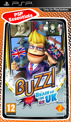 Buzz!: Brain of the UK - PSP Cover & Box Art