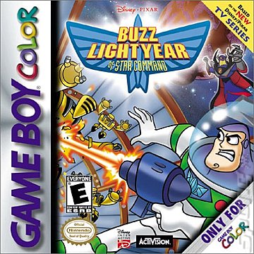 Buzz Lightyear of Star Command - Game Boy Color Cover & Box Art