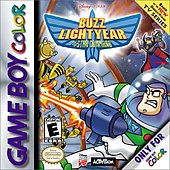 Buzz Lightyear of Star Command - Game Boy Color Cover & Box Art
