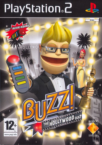 Buzz! The Hollywood Quiz - PS2 Cover & Box Art