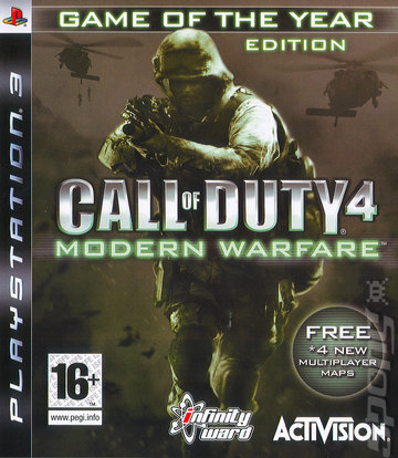 Call of Duty 4 Modern Warfare: Game of the Year Edition - PS3 Cover & Box Art