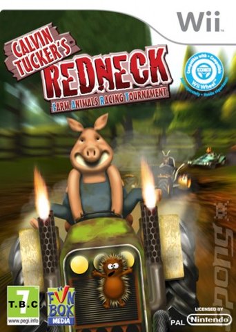 Calvin Tucker's Farm Animal Racing - Wii Cover & Box Art