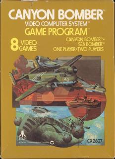 Canyon Bomber - Atari 2600/VCS Cover & Box Art