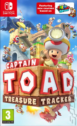 Captain Toad: Treasure Tracker - Switch Cover & Box Art