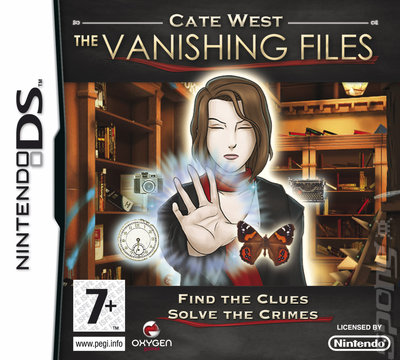 Cate West: The Vanishing Files - DS/DSi Cover & Box Art