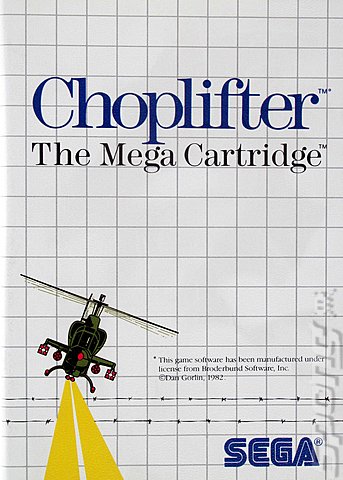 Choplifter - Sega Master System Cover & Box Art
