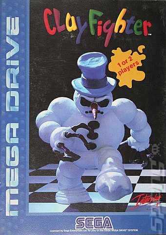 Clay Fighter - Sega Megadrive Cover & Box Art