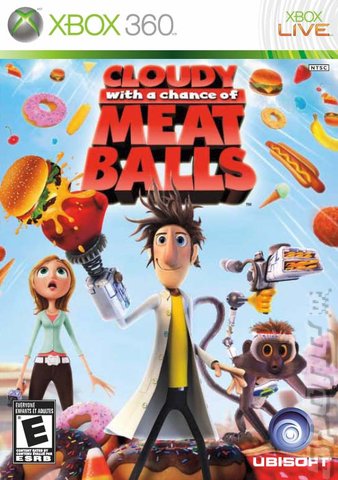 Cloudy With a Chance of Meatballs - Xbox 360 Cover & Box Art