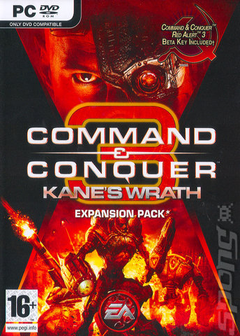 Command and Conquer 3: Kane's Wrath - PC Cover & Box Art