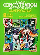 Concentration - Atari 2600/VCS Cover & Box Art