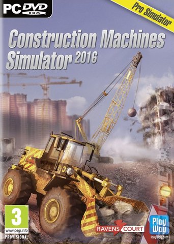 Construction Machines Simulator 2016 - PC Cover & Box Art