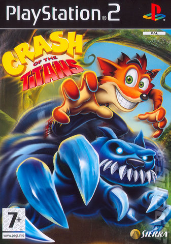 Crash of the Titans - PS2 Cover & Box Art