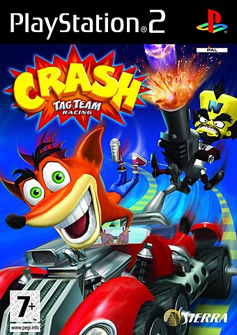 Crash Tag Team Racing - PS2 Cover & Box Art