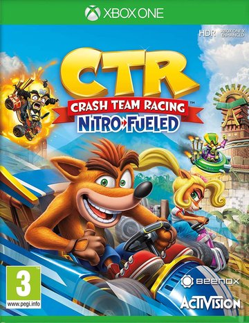 Crash Team Racing Nitro-Fueled - Xbox One Cover & Box Art
