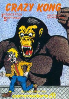 Crazy Kong - C64 Cover & Box Art