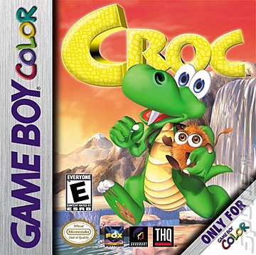 Croc: Legend of the Gobbos - Game Boy Color Cover & Box Art