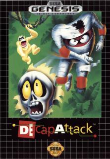 DecapAttack - Sega Megadrive Cover & Box Art