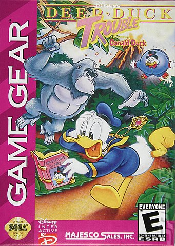 Disney's Deep Duck Trouble - Game Gear Cover & Box Art