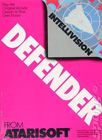 Defender - Intellivision Cover & Box Art