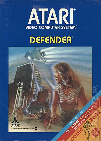 Defender - Atari 2600/VCS Cover & Box Art