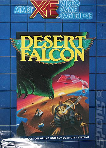 Desert Falcon - Atari 400/800/XL/XE Cover & Box Art