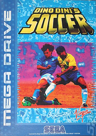 Dino Dini's Soccer - Sega Megadrive Cover & Box Art