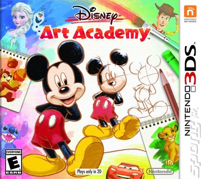Disney Art Academy - 3DS/2DS Cover & Box Art